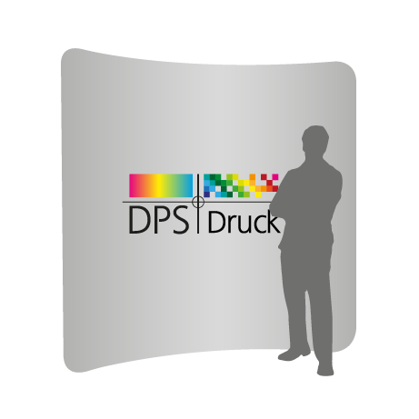 Textilwand ALU | 240er gebogen | einseitig bedruckt