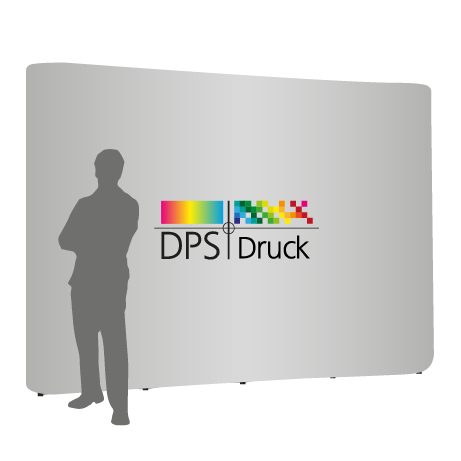 Pop-Up Faltwand | 4 x 3 Felder gerade | einseitig bedruckt