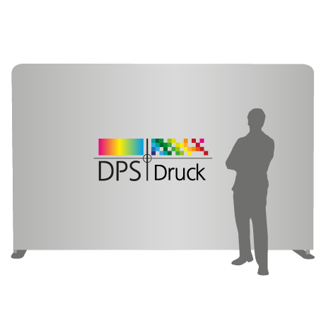 Textilwand ALU | 400er gerade | einseitig bedruckt