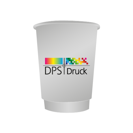 Pappbecher BIO | 300 ml doppelwandig | rundum bedruckt